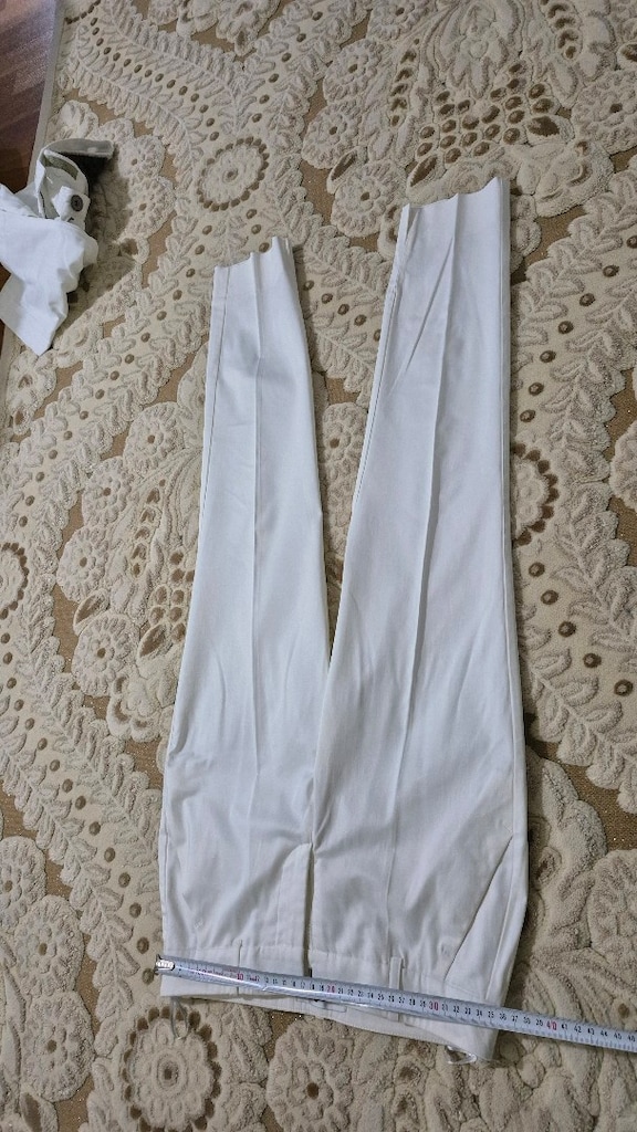 bayan saten kumaş pantolon adil ışık - 3