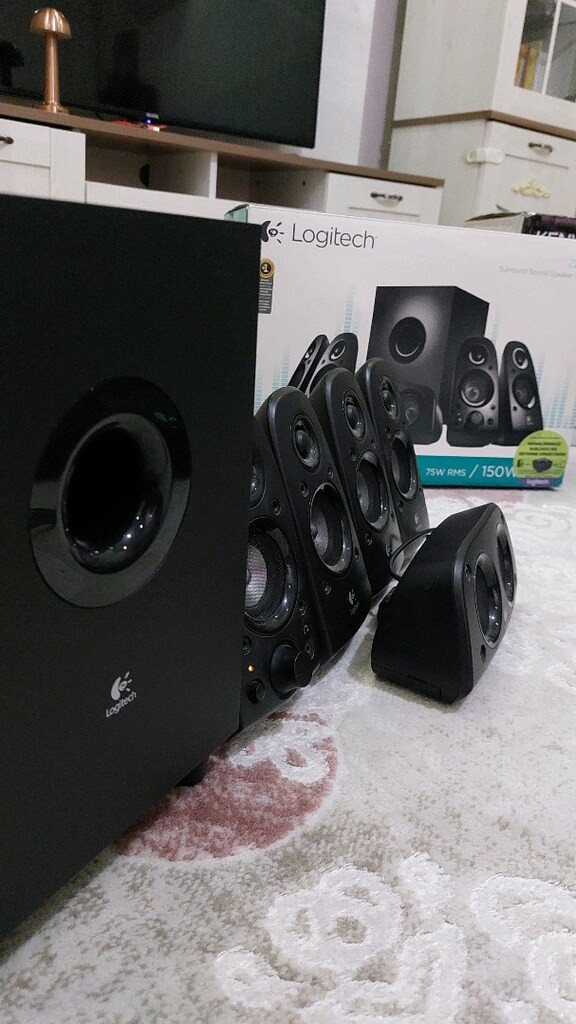Logitech z506 5+1 Ses Sistemi SIFIR AYARINDA - 5
