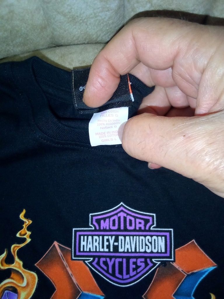 Harley Davidson siyah motifli çocuk t-shirt orijinal - 5