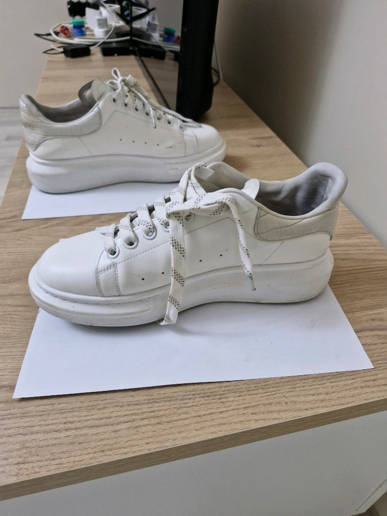 Alexander McQueen Oversized Sneaker Beyaz 42 Numara - 7