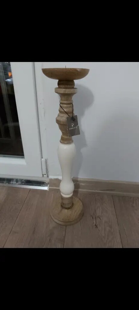 Porland Ahşap Şamdan.Fiyat Sondur - 4