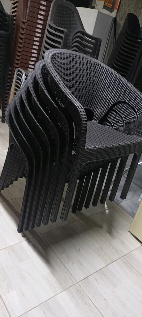 plastik sandalye rattan bahçe balkon - 3