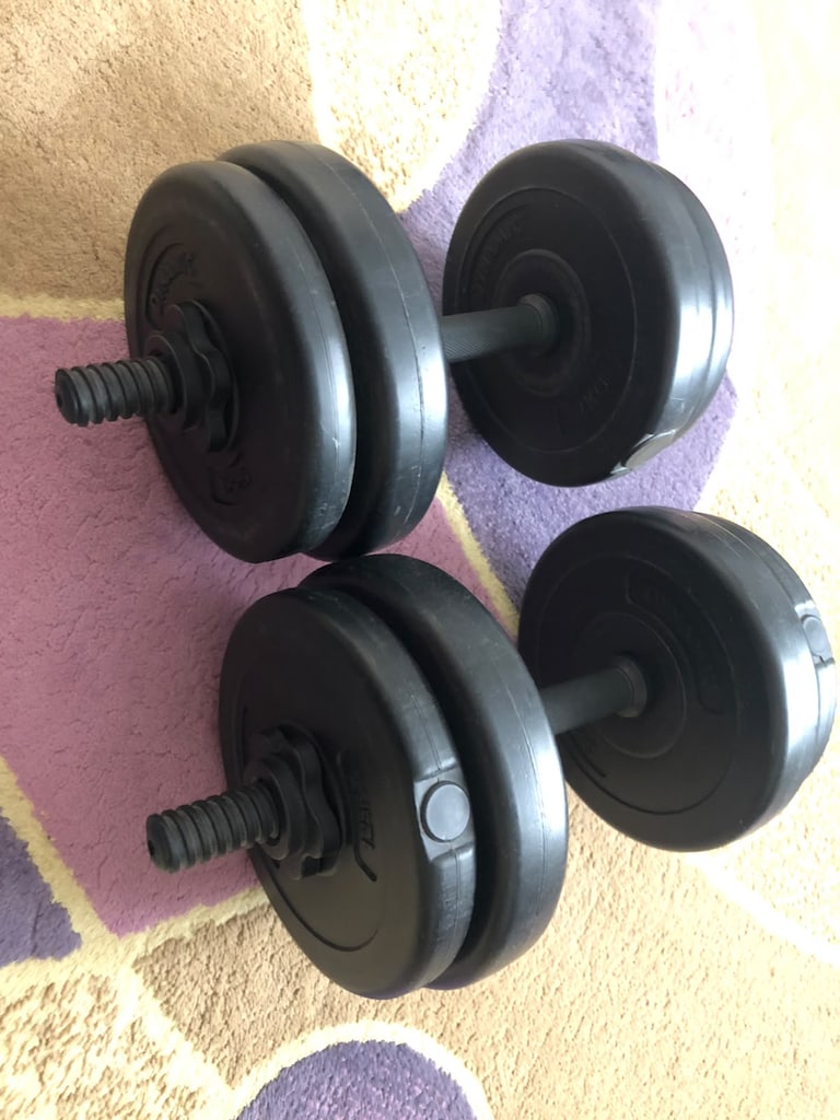 15 KG Ayarlanabilir Dambıl Seti - Vidalı / Temiz Kullanılmış - 2