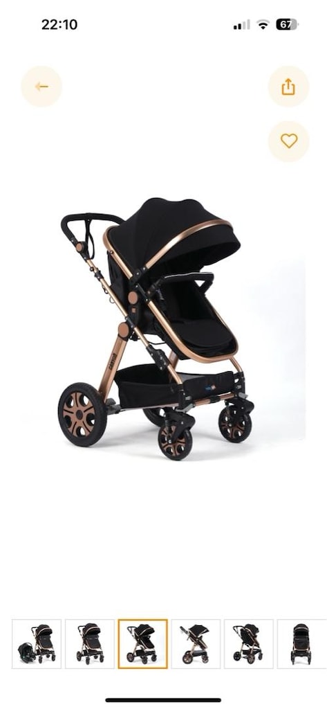 canyon travel sistem bebek arabası ve puset - 8
