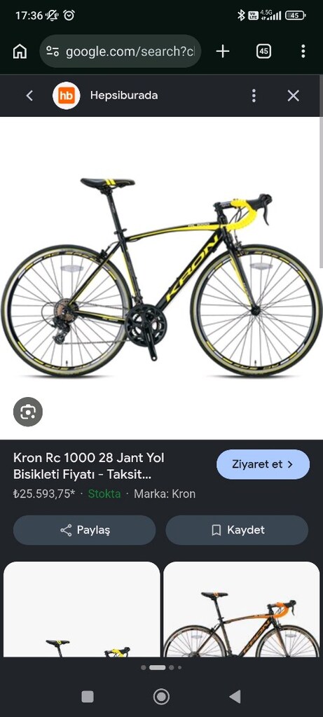Kron XC1000 PROFESYONEL YARIŞ BİSİKLETİ - 10