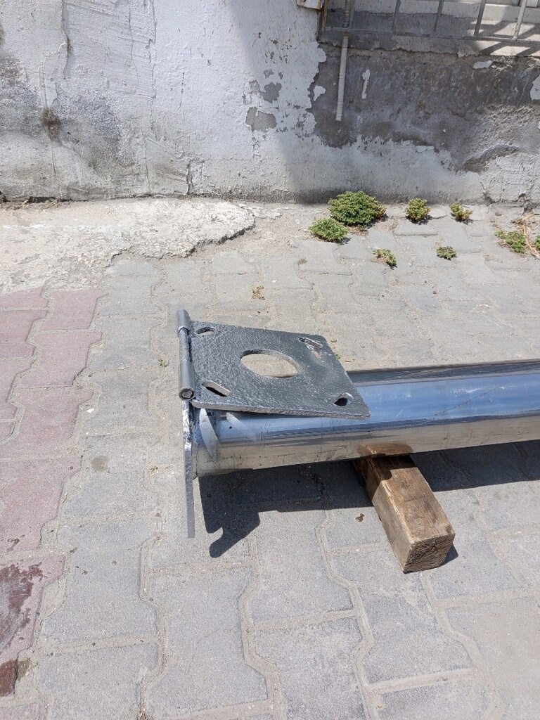 Bayrak Direği 7 Metre Krom Paslanmaz - 5