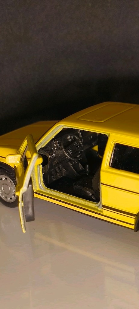 Welly NEX Volkswagen Golf 1 GTI Sarı 1/34 Ölçek - Sıfır Kutulu - 4