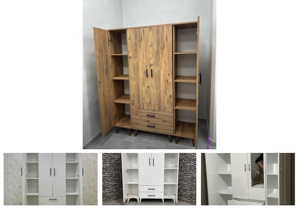 4 kapaklı elbise dolabı gijyivcnjy - 4