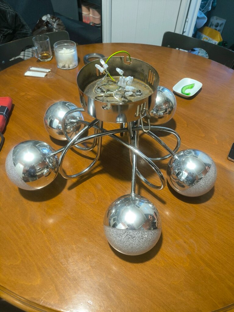 dekorotif LED beşli avize - 2