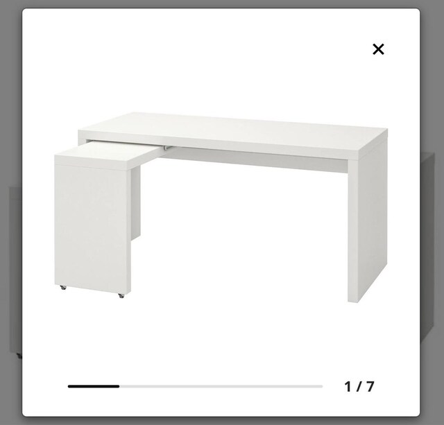 IKEA MALM L ÇALIŞMA MASASI