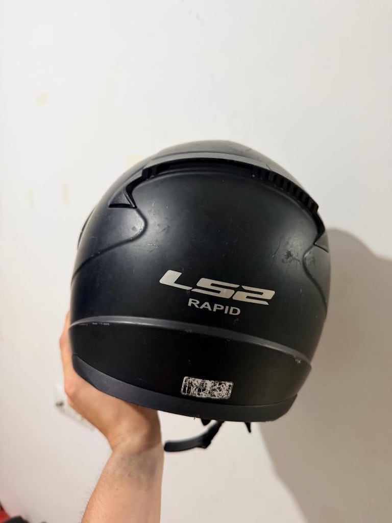 ls2 rapid siyah vizörlü m beden - 2
