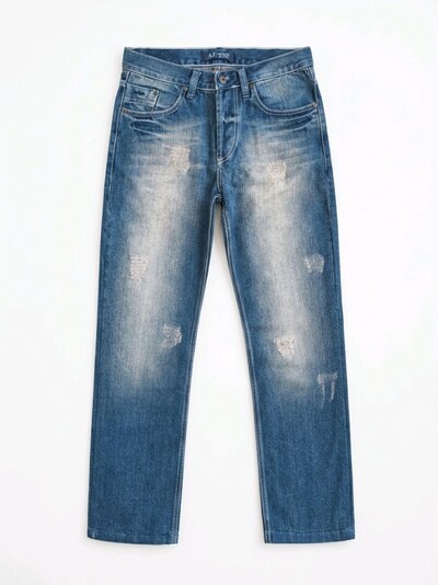 Armani Model Yırtık Detaylı Eskitme Mavi Jeans 31 beden