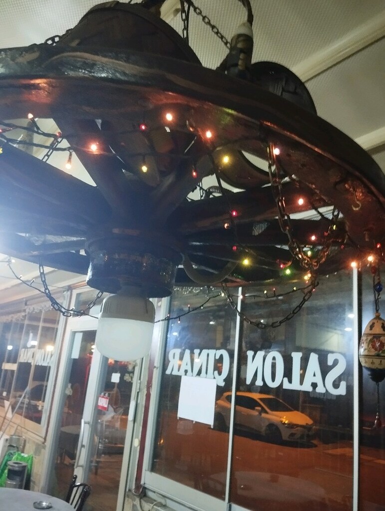 Nostaljik el emeği kafe avizesi - 2