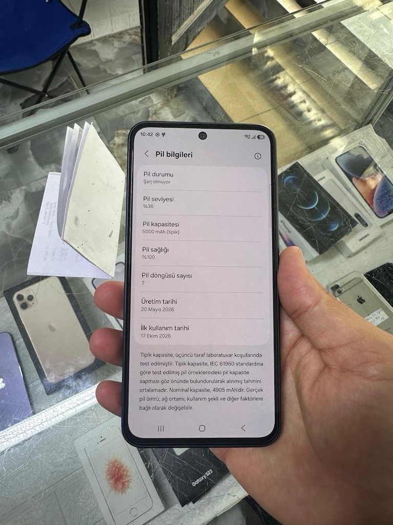 MÜHENDİSCELLDEN YURTİÇİ SAMSUNG A37 6/128 GB 1 HAFTALIK - 10