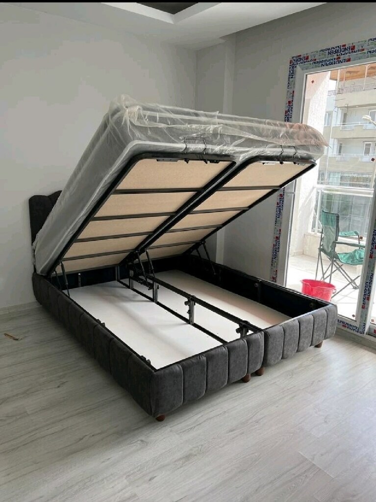 yarmalı baza Başlık yatak takım sandıklı baza - 2