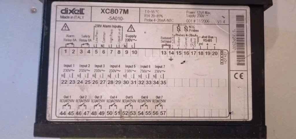 dixell xc807m 5a010 dijital kontrol panel sıfır sayılır - 2