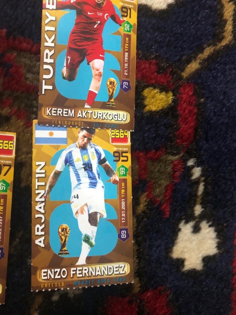 futbolcu kartları - 5