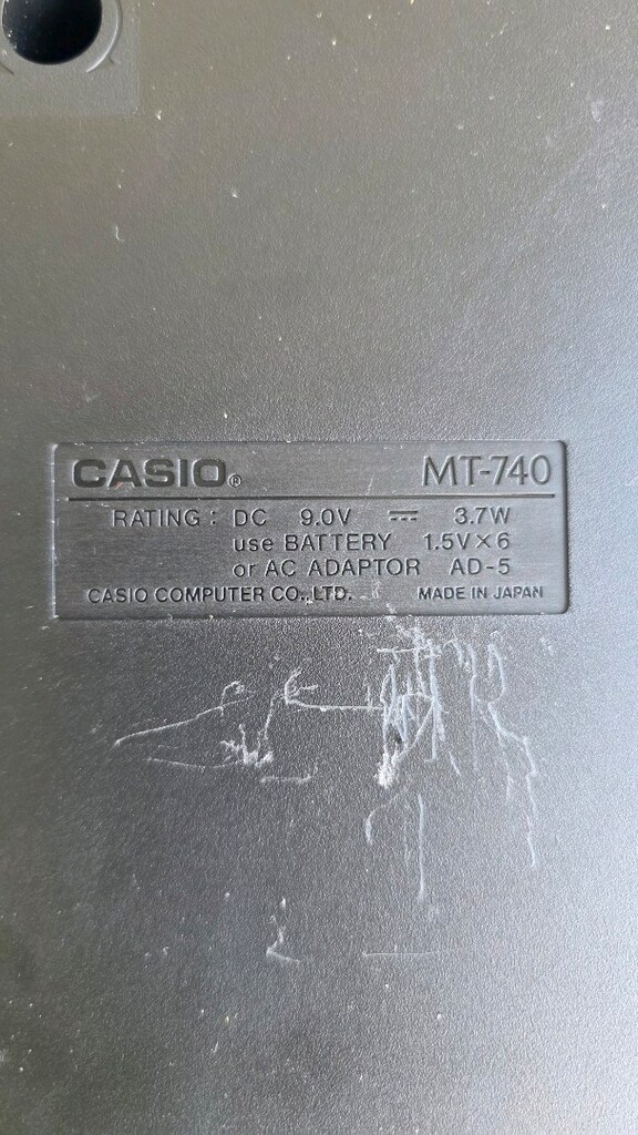 Casio Mt-740 org, 61 tuş, japon, stand, çanta - 9
