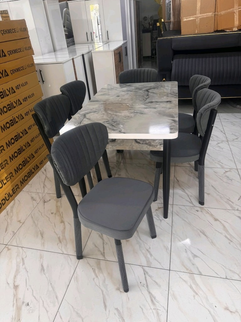 6 sandalyeli masa takımı - 6