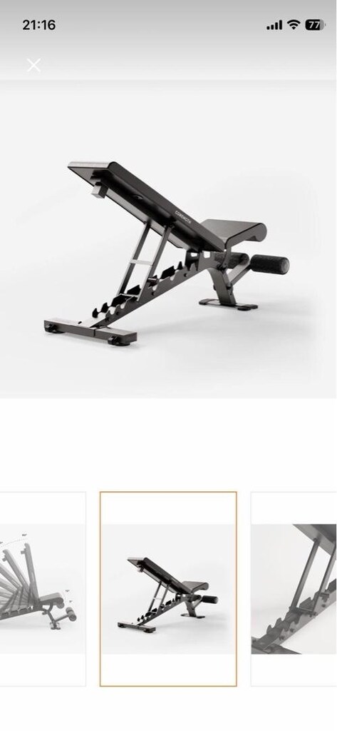Corength Bench 900 Ayarlanabilir Sehpa + 20 KG Dambıl Seti - 9