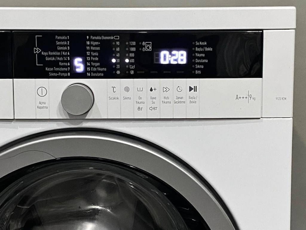 ARÇELİK PİANO MODEL 9 KG A+++ ÇAMAŞIR MAKİNESİ HEMEN TESLİMAT - 2