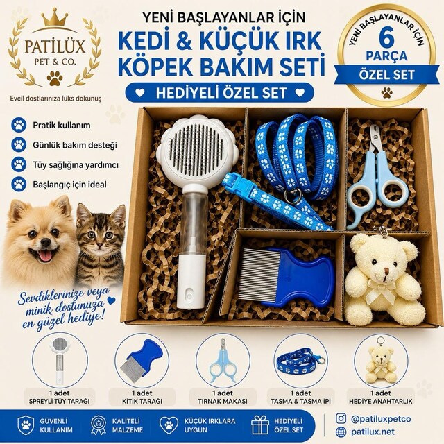 Kedi ve Küçük ırk köpek başlangıç Seti