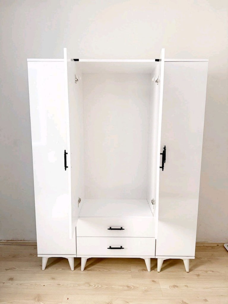 **DAHA UCUZU YOK** ÜCRETSİZ KURULUM KAPIDA ÖDEME GARDROP ELBİSE DOLABI - 3
