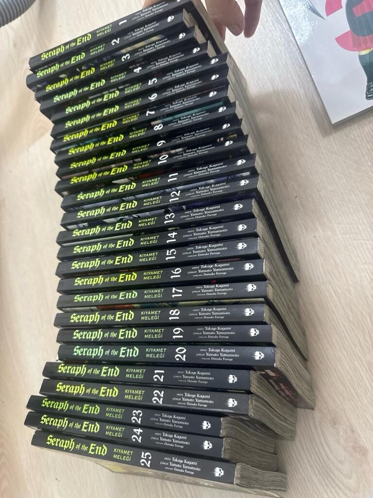 manga 25 kitap 4000 tl. anime seraph of the end kıyamet meleği - 2