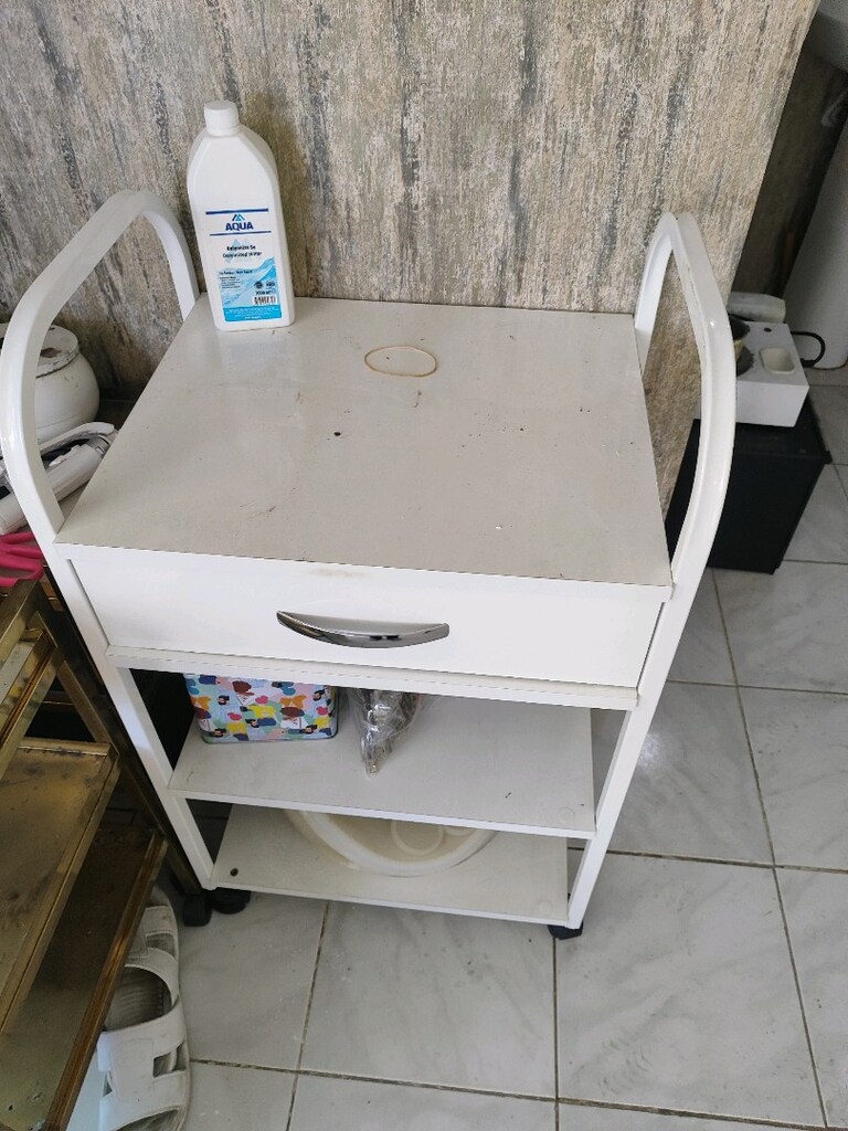 çekmeceli tekerlekli sehpa etejer - 4