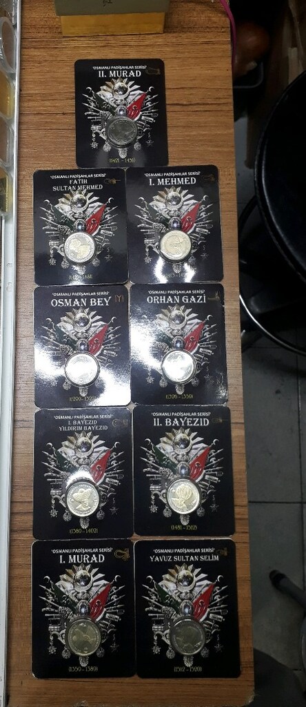 Osmanlı Patisalar serisi 9 adet - 3