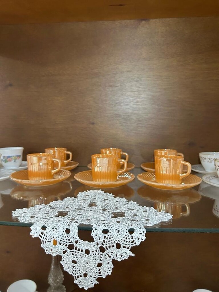 Vintage Sarı Fincan - 5