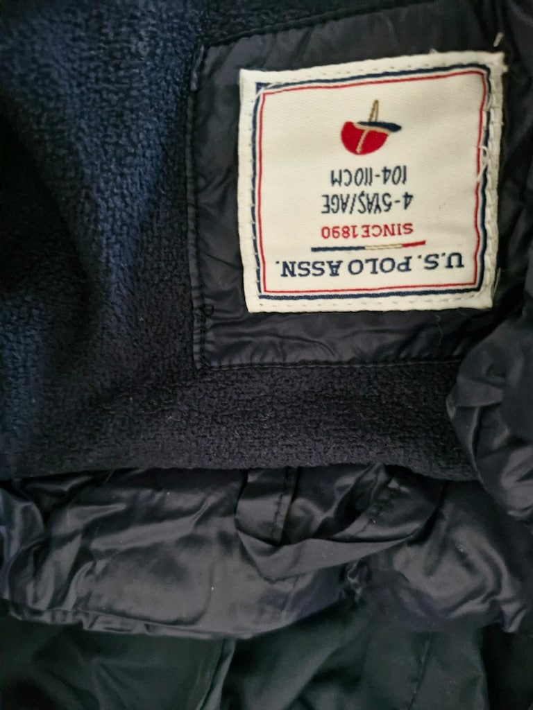 US POLO 4-5yaş kız çocuk paltosu - 3