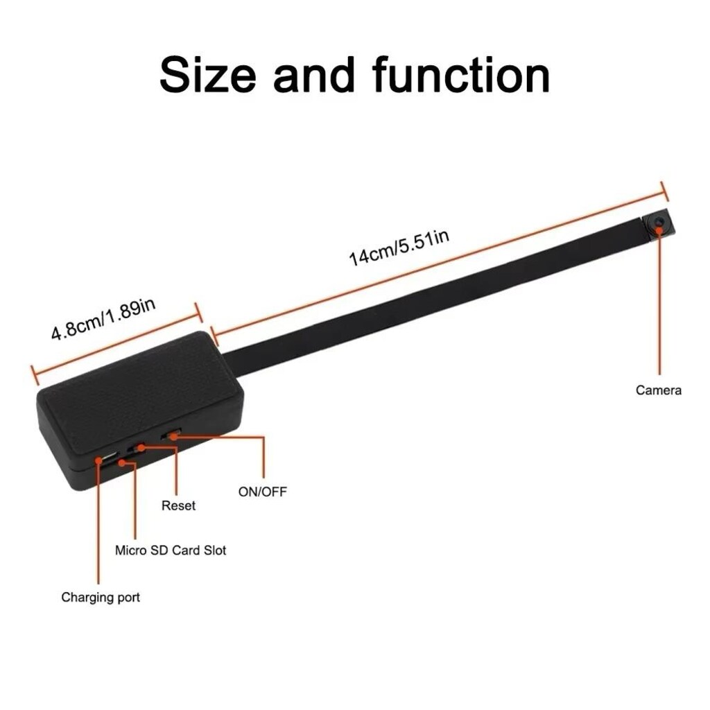 ‼İTHAL/SIFIR/ŞARJLI/Gizli Akıllı Kamera IP,WiFi,3Mp,1080p FHD Kayıt - 6
