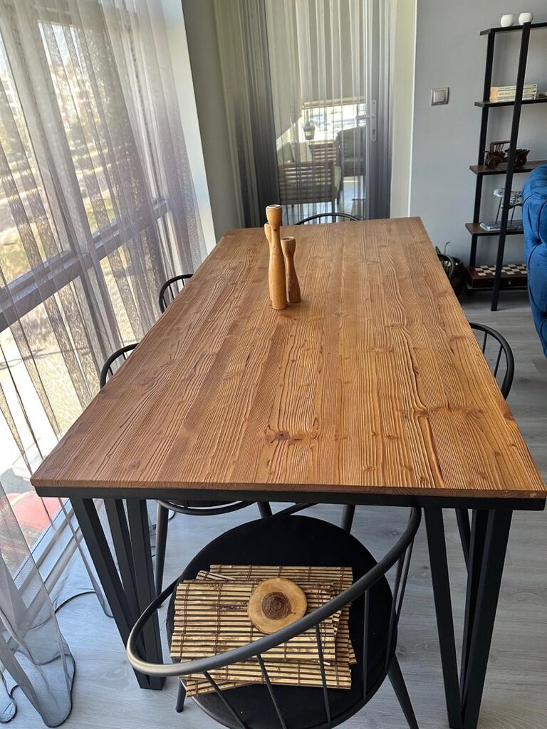 Ahşap yemek masası - 5