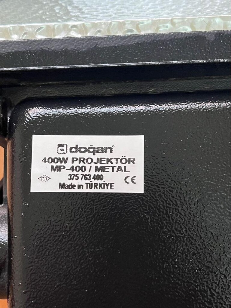 Doğan 400W Metal Projektör MP-400 - 3