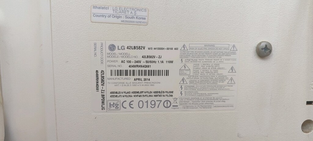 LG TV. 42" 106 Ekran - 7