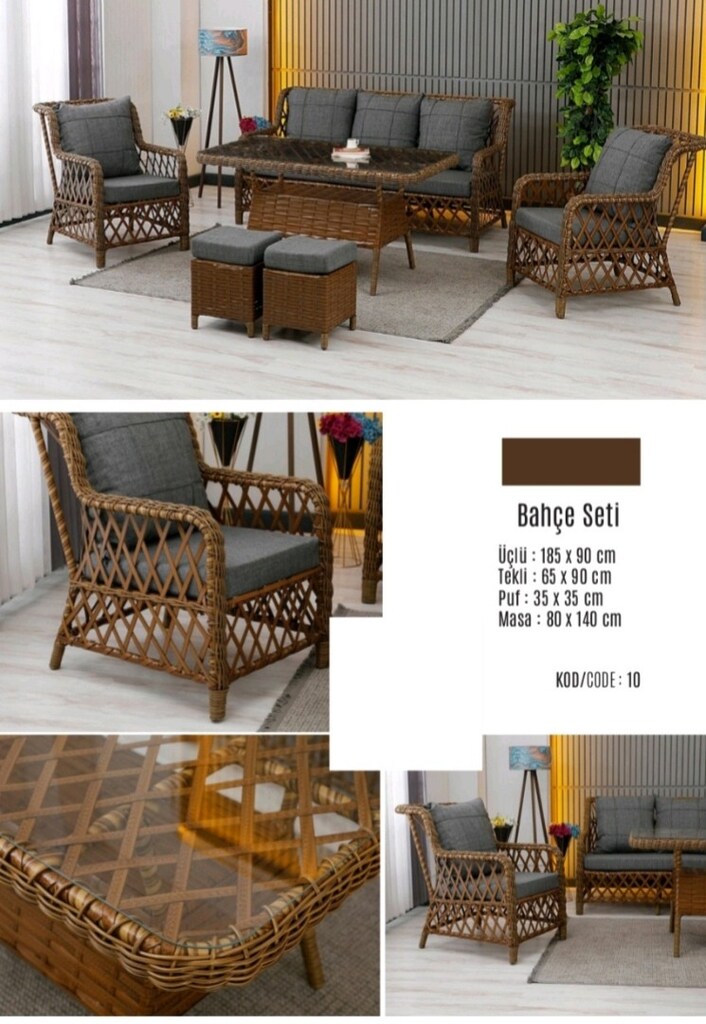 bahçe mobilyası rattan - 5