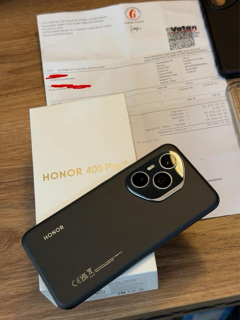 Honor 400 PRO 12 + 512 GB 22AY Garantili - 3