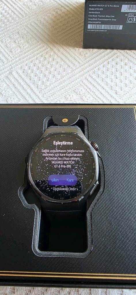 huawei watch gt 6 pro sahaya titanyum kasa - 2