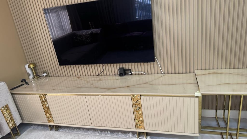 salon masa sandalye sehpa orta sehpa ve Tv ünitesi takımı - 7