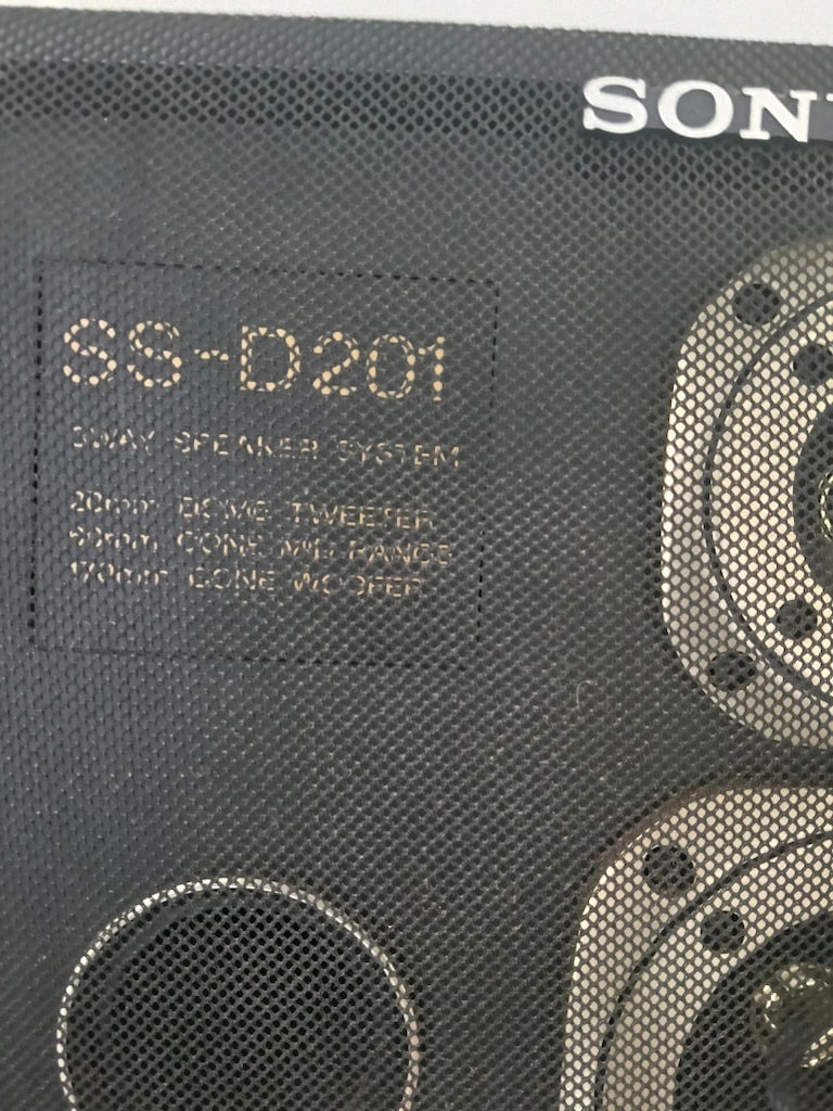sony SS -XO D201 orjinal japon müzik seti - 5