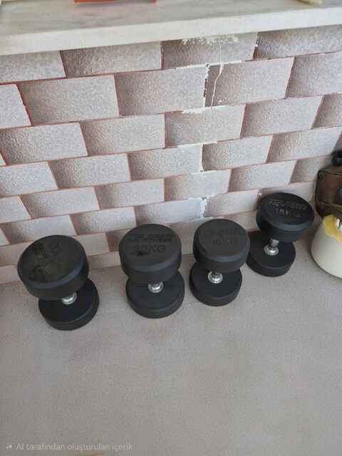 Diesel Fitness Profesyonel Kauçuk Dambıl 2x20 kg (40 kg)