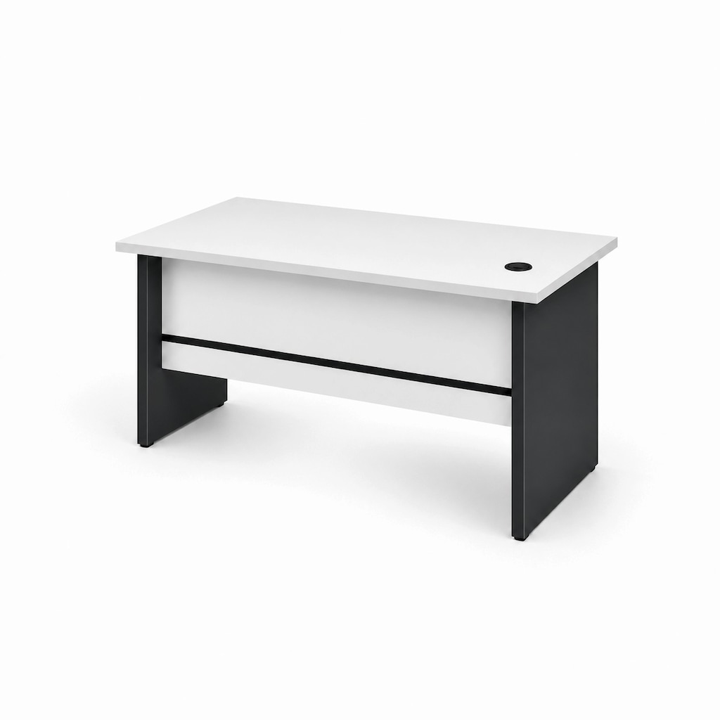 ATOM OFİS - MEKOM BEYAZ ÇALIŞMA MASASI - 140 CM (2 YIL GARANTİ) - 4