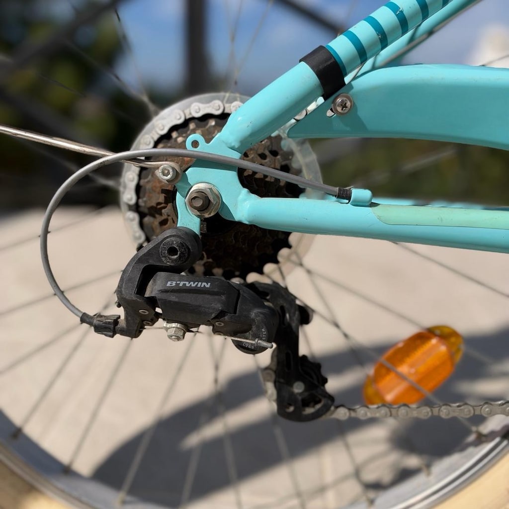 Decathlon Btwin 500 sepetli Çocuk şehir Bisikleti 24 jant - 14