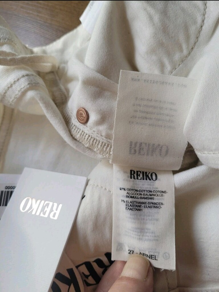 REIKO EKRU JEAN PANTOLON 27 - 3