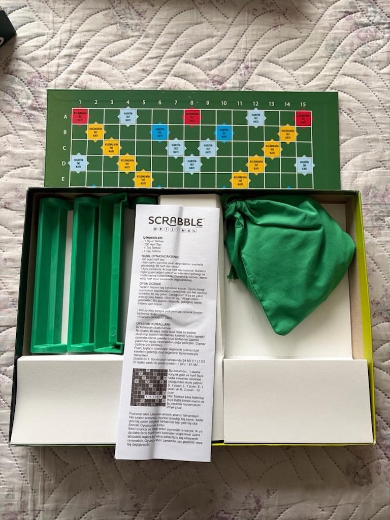 Eksiksiz Hiç Açılmamış Scrabble - 3