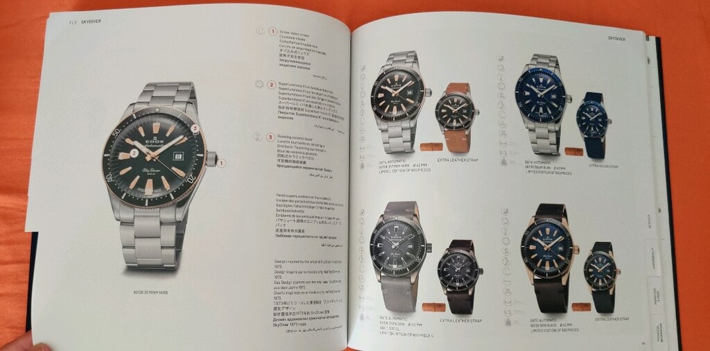 Edox 2024-2025 Saat Broşürü / Kataloğu. - 6
