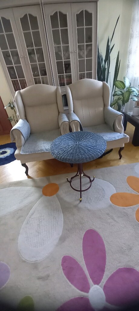 rattan örgü fiskos masası - 2