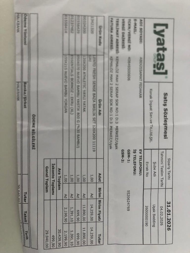 YATAŞ +BAZA GARANTİLİ SIFIR AYARINDA BAŞLIKLA BERABER(YATAK YOK) - 3