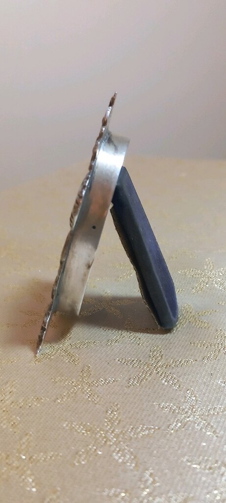 Vintage 925 ayar gümüş çerçeve - 6